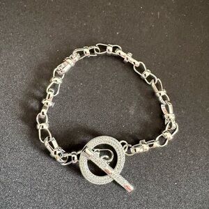 Park Lane Silver Link Bracelet w/Toggle Clasp